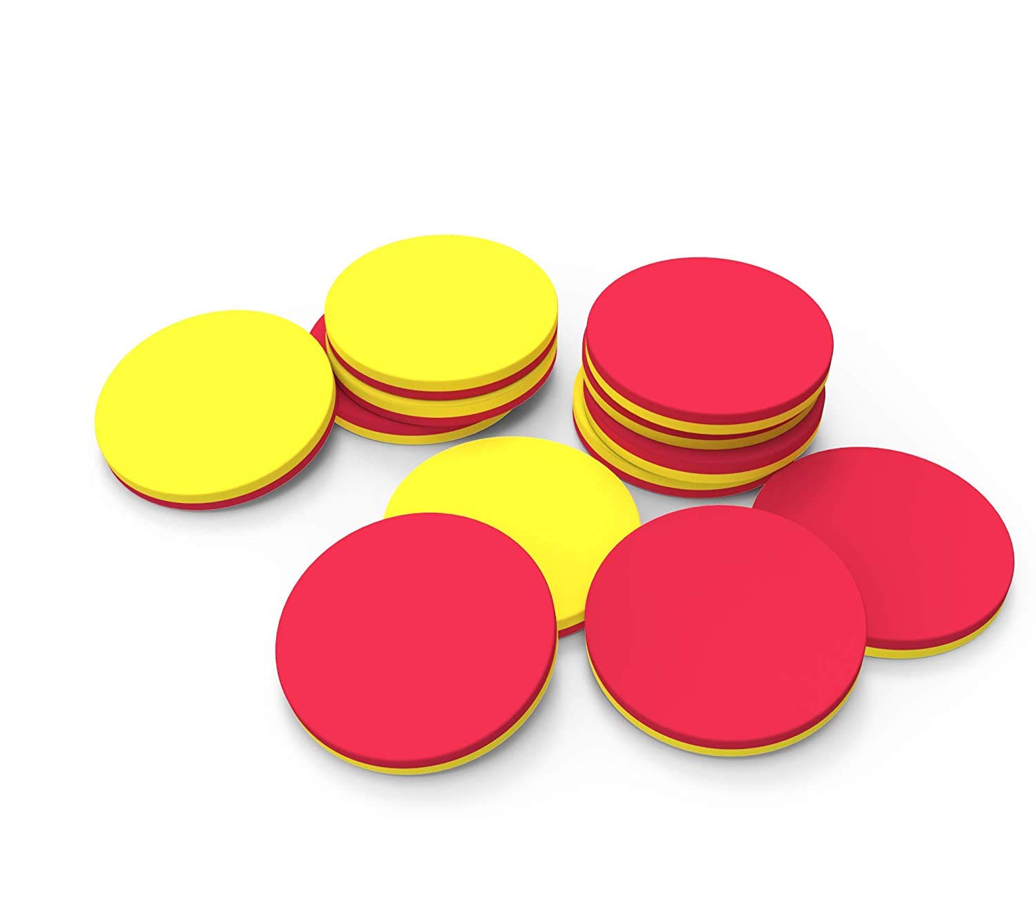 New Arrivals hand2mind Foam Two-Color Counters, Red and Yellow Counters, Counting Manipulatvies, Math Counters for Kids, Counting Chips, Math Manipulatives, Math Bingo Chips, Counters for Kids Math (Pack of 600)