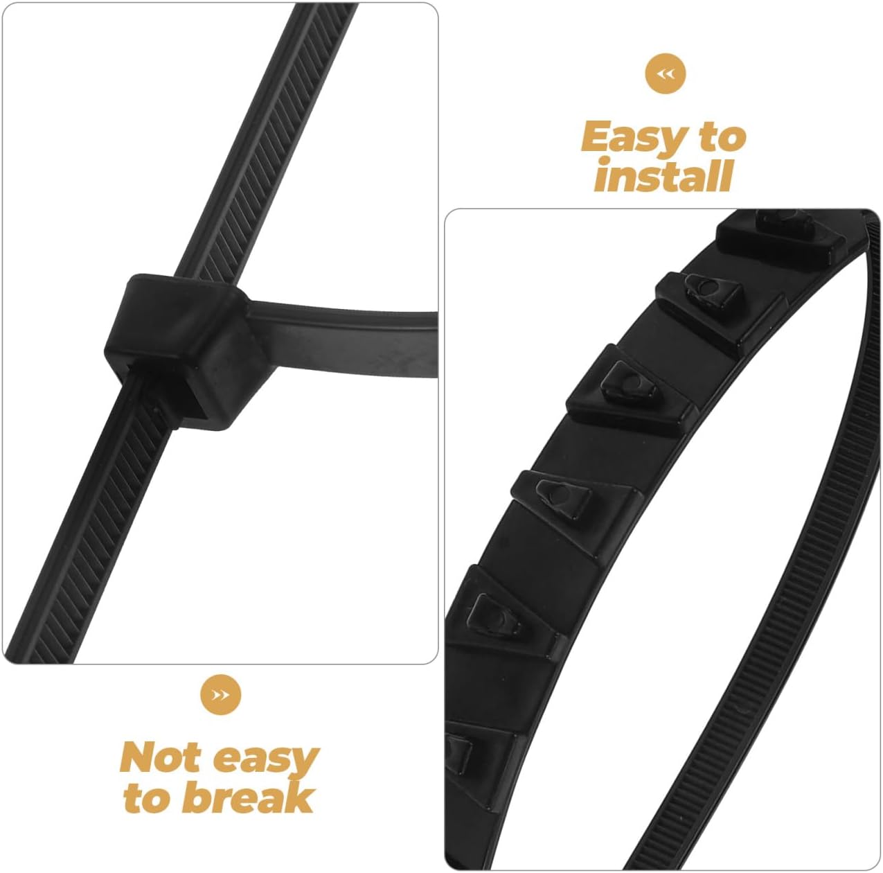 SOLUSTRE Motorcycle Tire Chains 20Pcs Anti-Slip Cable Chains for Snow and Ice Reusable off-Road Vehicle Tire Traction Chains for Winter Emergency Safety and Stability