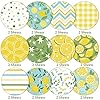 Whaline 24 Sheet Lemon Pattern Paper Pack 12 Designs Holiday Scrapbook Paper Double-Sided Collection Decorative Craft Papers for Party Supplies Card Making Scrapbook Photo Album Decor #2