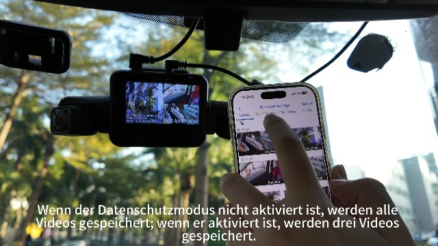 HUPEJOS Dashcam Auto 360 Grad, 4 Kanal Dashcam Auto Produktbild-Vorschau 7