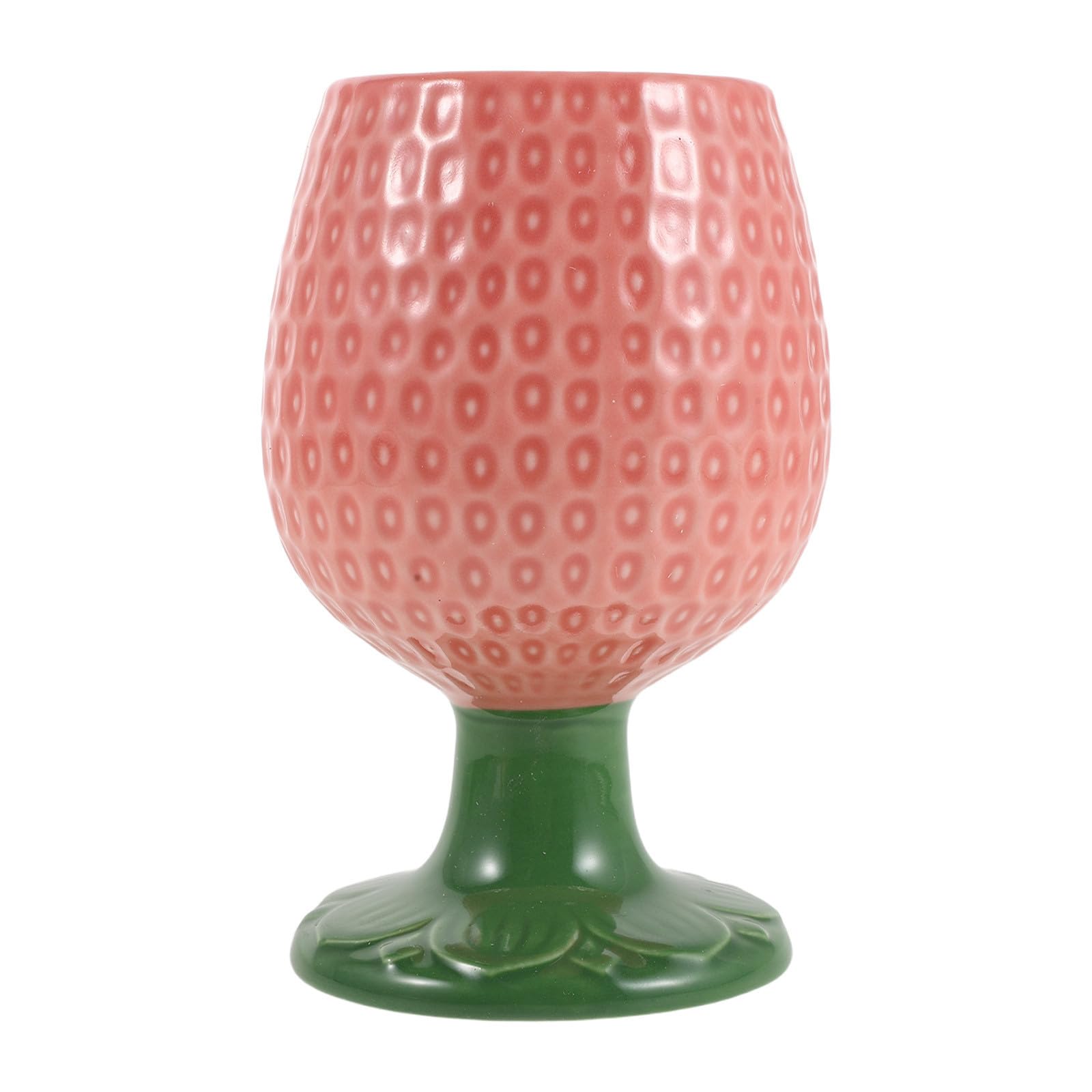 Copa de vino de cerámica Uonlytech ergonómica que no se rompe fácilmente en fiestas