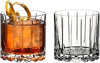 Riedel Drink Specific Glassware Rocks Glass Set of 2 - 9oz Ice-Optimized for Old Fashioned, Manhattan & Classic Cocktails, Dishwasher Safe