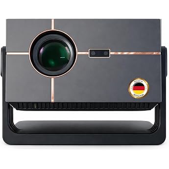 Smart Projector 4 K Home Cinema Auto Focus & Automatic Keystone Correction WiFi 6 Bluetooth Android Projector 4 K Daylight Projector for Outdoor and Garden