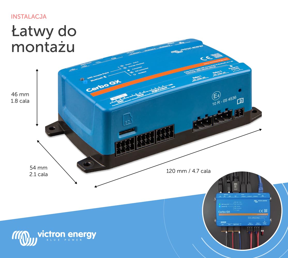 Victron Energy Cerbo GX, Monitorowanie Systemu