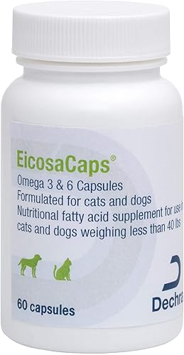 EicosaCaps® Omega 3 y 6 cápsulas para perros y gatos, 120 unidades
