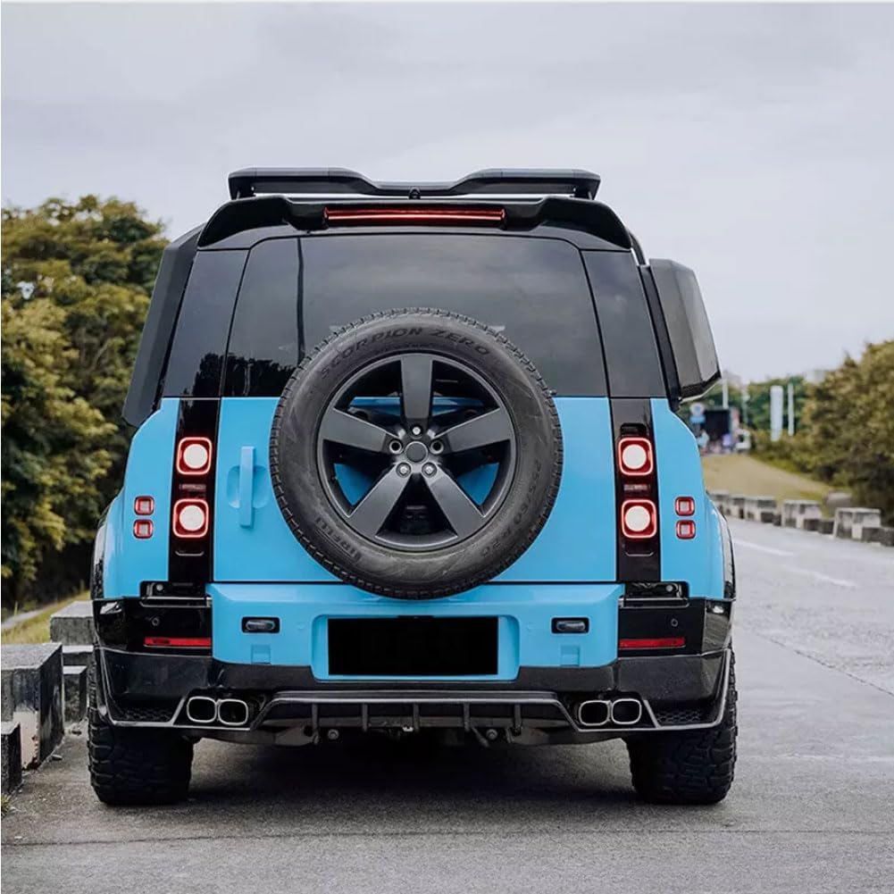 Carbon Fiber Rear Diffuser fits for Land Rover Defender L663 90 110 Sport Utility 4-Door2020-2023 Lower Bumper Lip Spoiler Body Kit Factory Outlet