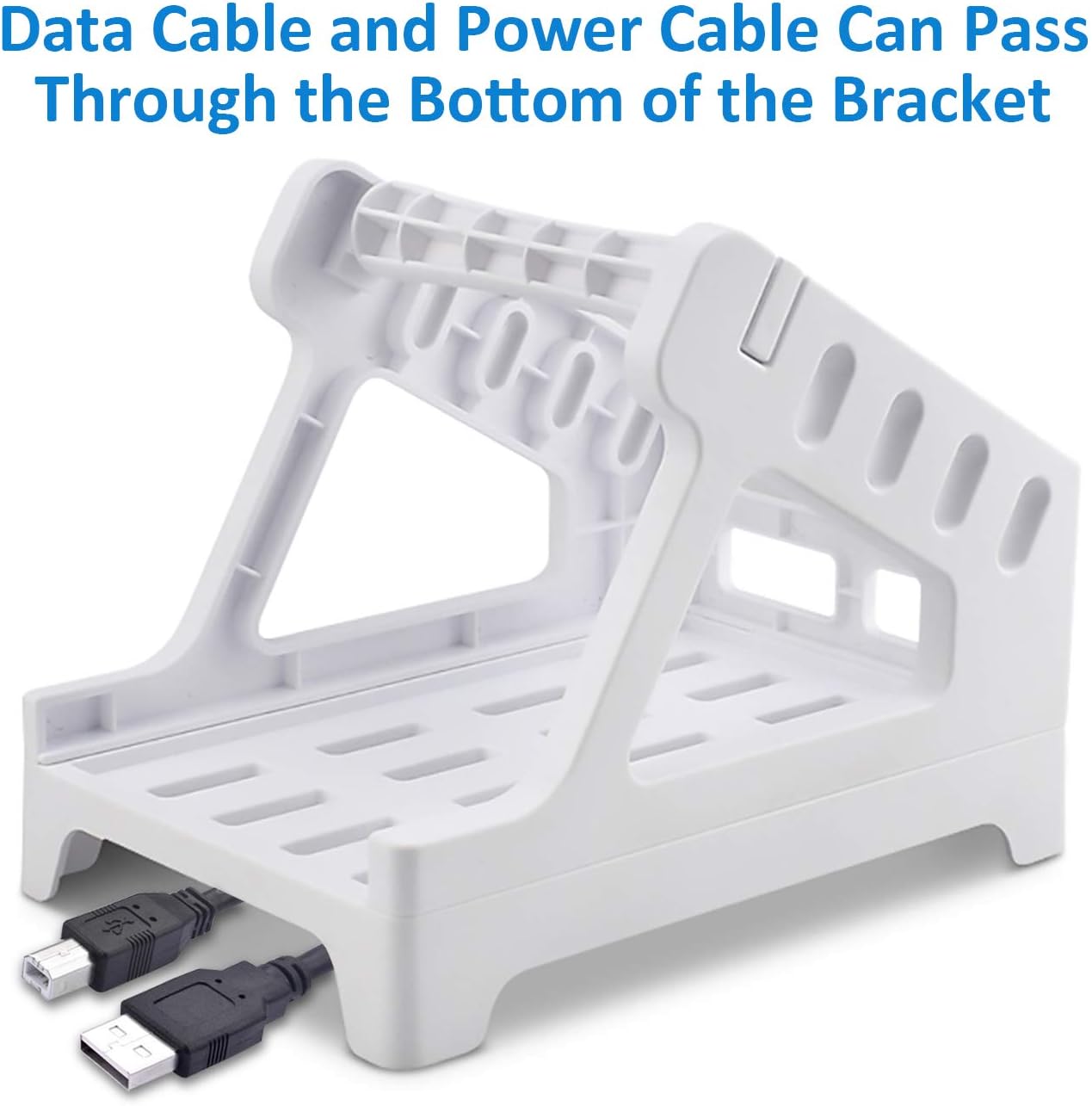 Trohestar Label Holder for Rolls and Fanfold Labels Work with Desktop Label Printer (White) : Office Products