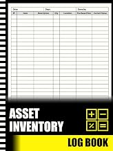 Asset Inventory Log Book: Inventory Book Ideal for Housekeeping.