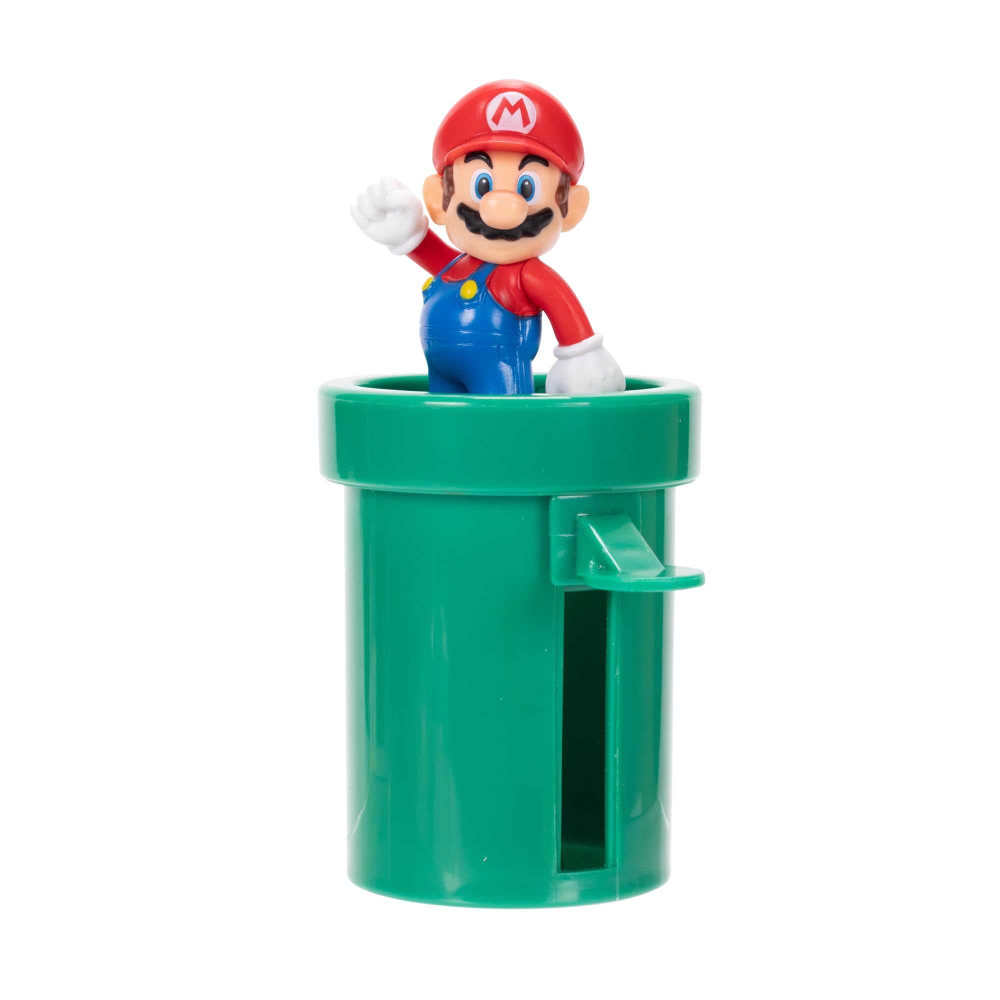 Nintendo Super Mario Soda Jungle Diorama comprend 3 figurines et 2 accessoires : Mario, Wiggler, Piranha Plant, Warp Pipe, pièce de monnaie à partir de 3 ans (sous licence officielle)