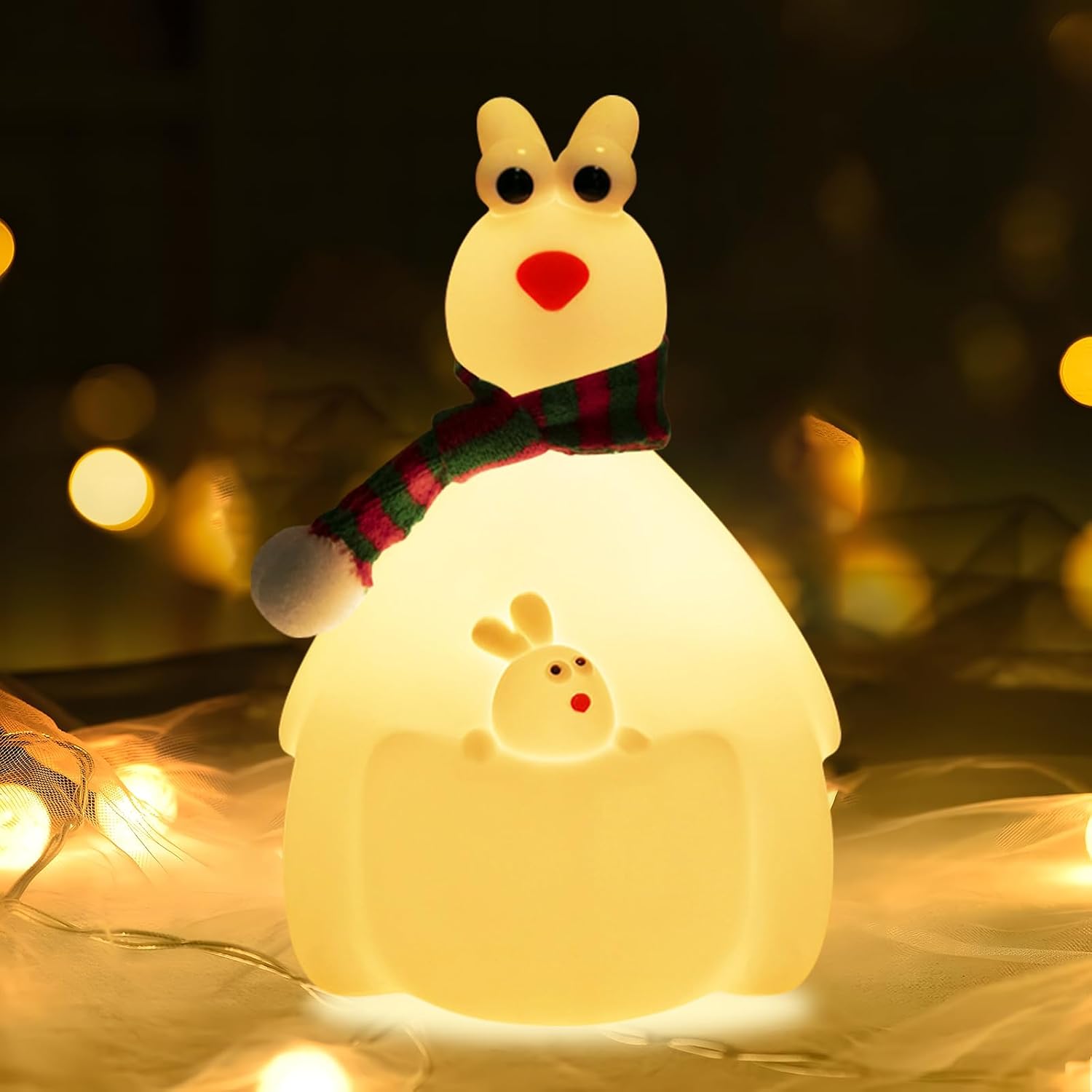 Cute Slug Night Light,Silicone Lamp USB Rechargeable Table Funny Animal Lamp Portable LED Lamps for Breastfeeding Dorm Room Decor for Christmas Gift Baby Kids Girls Teens