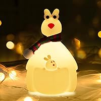 Vista 8 de Linda lámpara de dona – Luz nocturna de postre de dona, luz nocturna de silicona para niños, recargable ajustable, interruptor de contacto y regalo