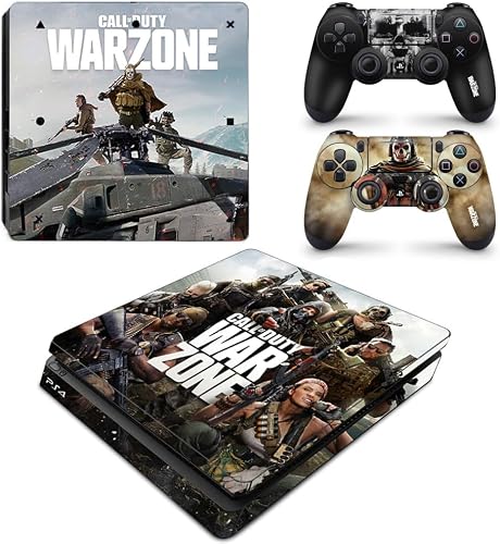 SkinNit Decal Sticker Skin For PS4 Slim: Warzone