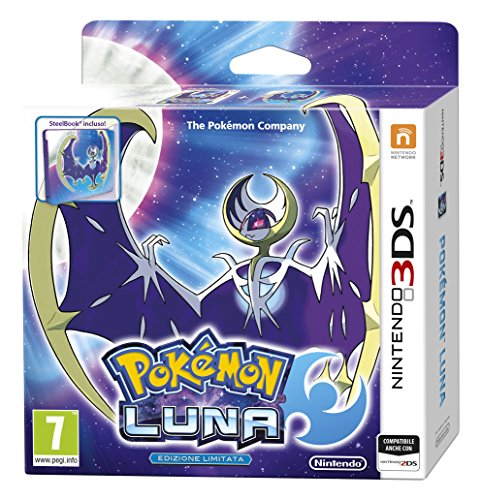 NINTENDO Pokemon Luna Fan Edition PER INTENDO 3DS STEELBOOK INCLUSO VERSIONE ITALIANA