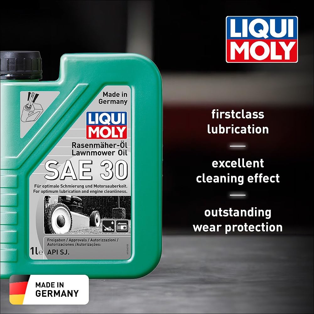 2 x Liqui Moly 1264 Tondeuse huile SAE 30 Huile moteur API SG 1L