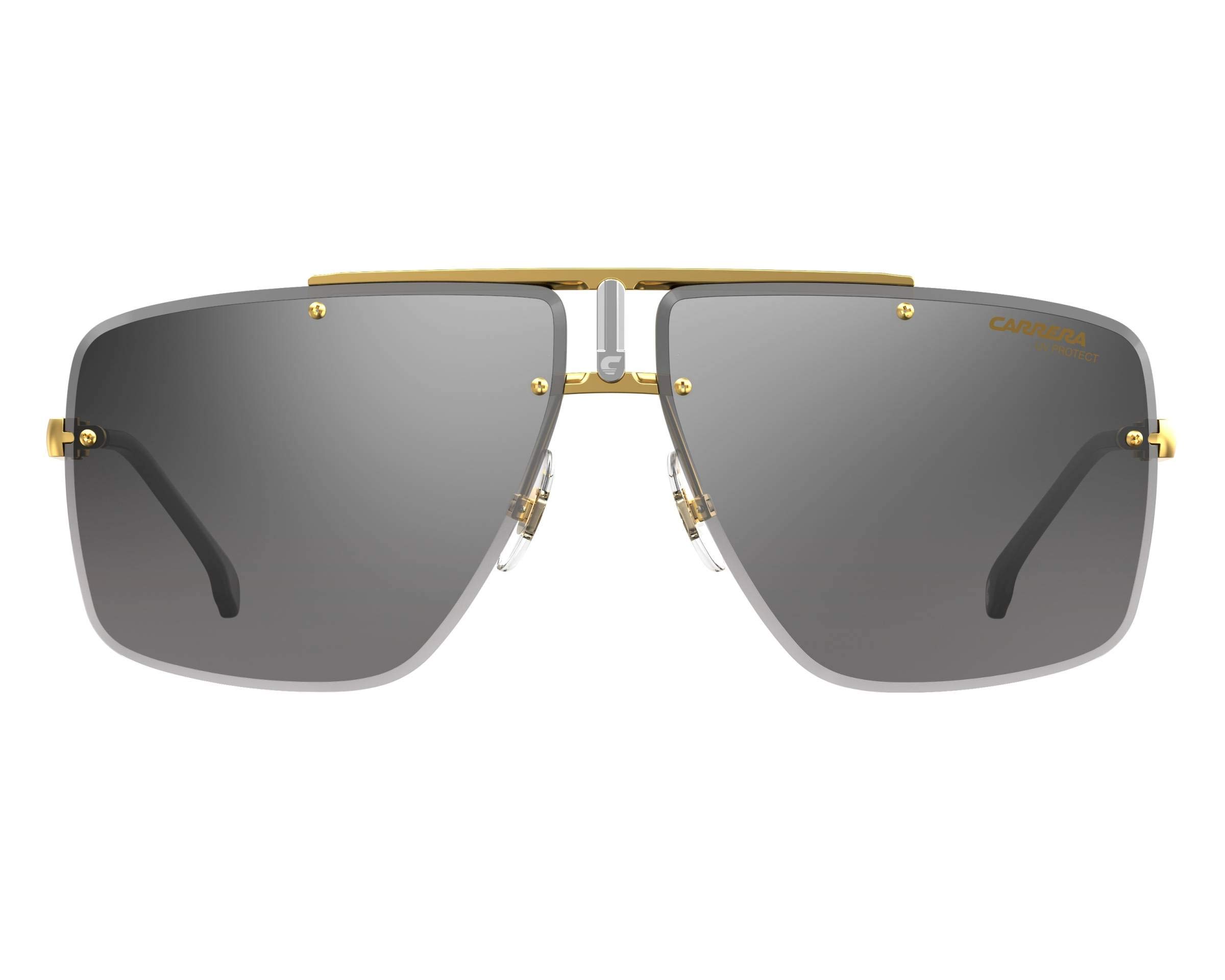 Carrera 1016/S Gafas, Negro (Gold Black/Gy Grigio), 64 Unisex Adulto