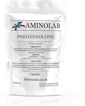 Aminolab - Pregnenolone - MAX Strength 500mg 240 Capsules