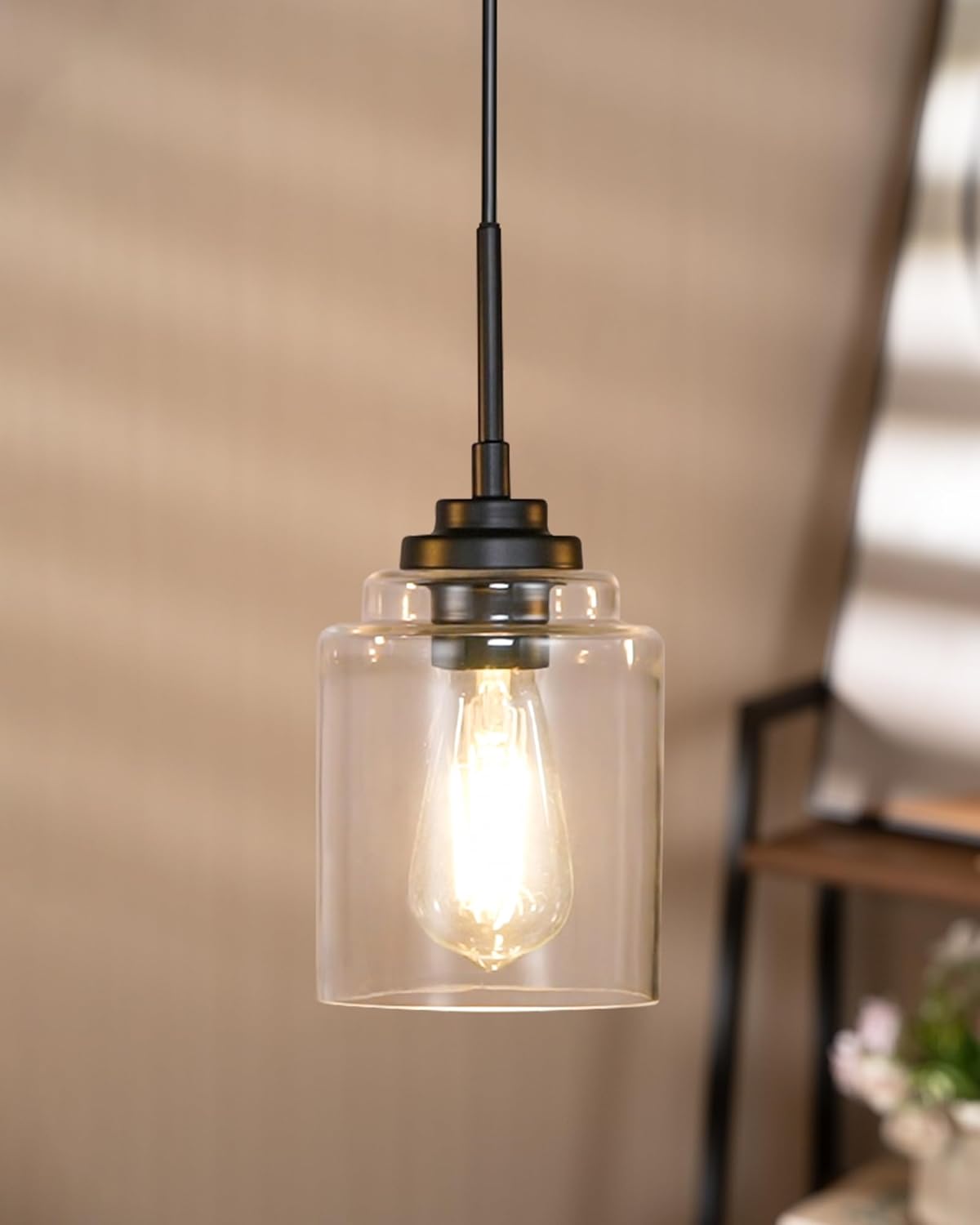 Pendant Light Dimmable Feature with 10%, 50%, and 100% Brightness Levels