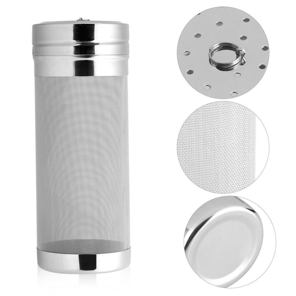 Filtre à Houblon En Acier Inoxydable Pour Brassage Maison - Maille 300 Microns, Réutilisable