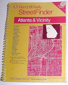 Spiral-bound Rand McNally Atlanta Streetfinder Book