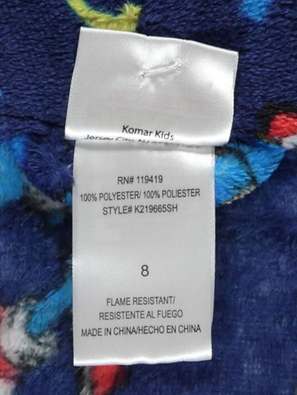 Komar Kids Boy's Sonic Robe (Little Kids/Big Kids): Clothing, Shoes & Jewelry