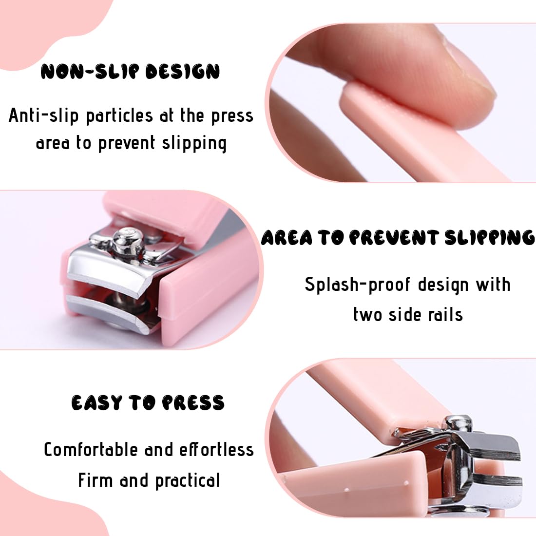 3 Pieces Kids Nail Clipper, Baby Nail Clipper, Nail Care, Cartoon Cute