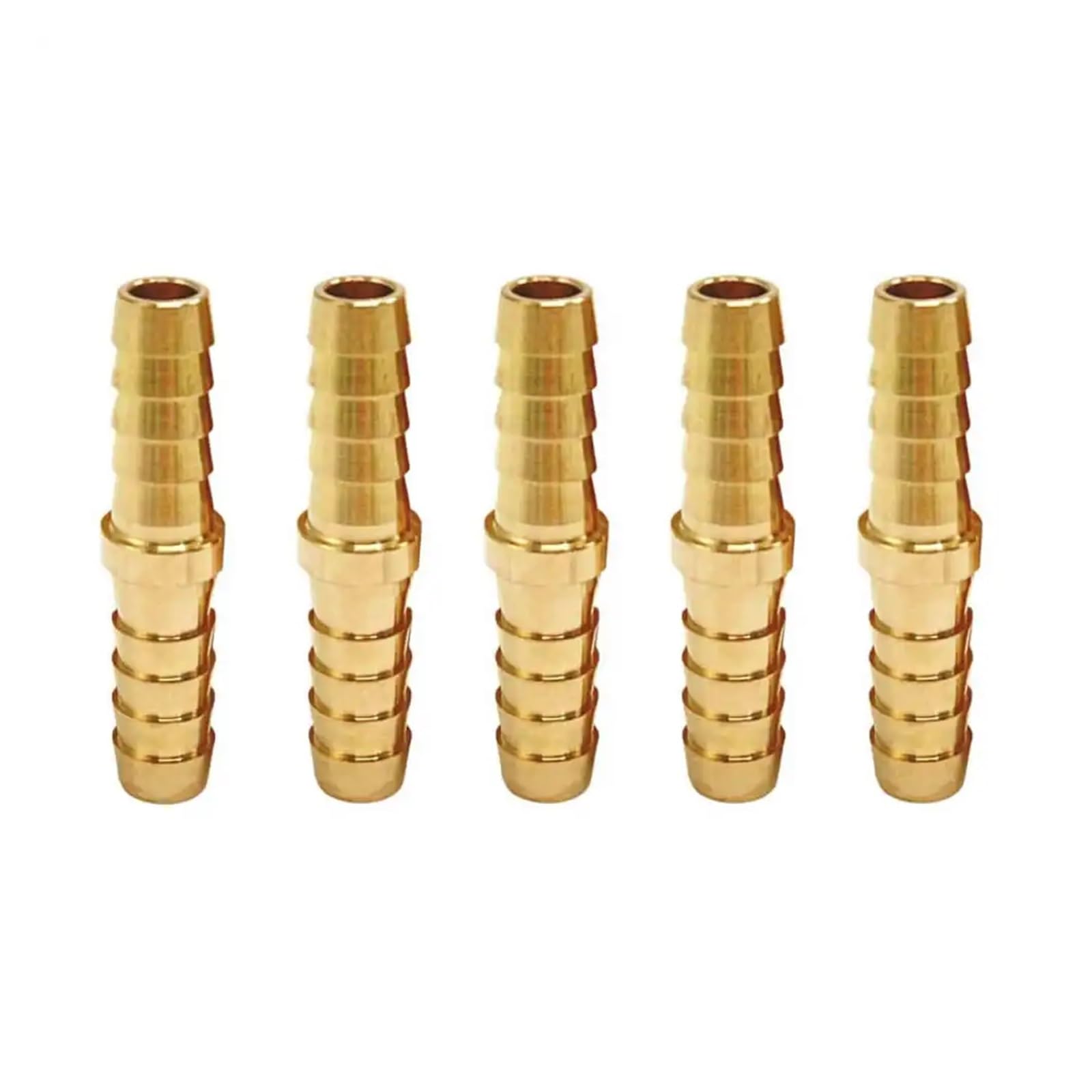 Empalmador de púas de latón, reparación, conexión de Manguera de Aire y Combustible de 5/16" de diámetro Interior(Pack of 50)