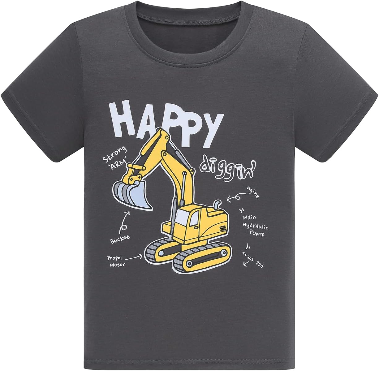 Demifill Toddler Boys 3 Pack Short Sleeve Boys Short T-Shirts Crew Neck T-Shirt Size 2-10Years - Image 3