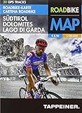 alto adige wein  Roadbike Karte Südtirol Dolomites Lago di Garda: Cartina Roadbike Alto Adige Dolomites Lago di Garda (Roadbike / Rennradkarten: Roadbike)