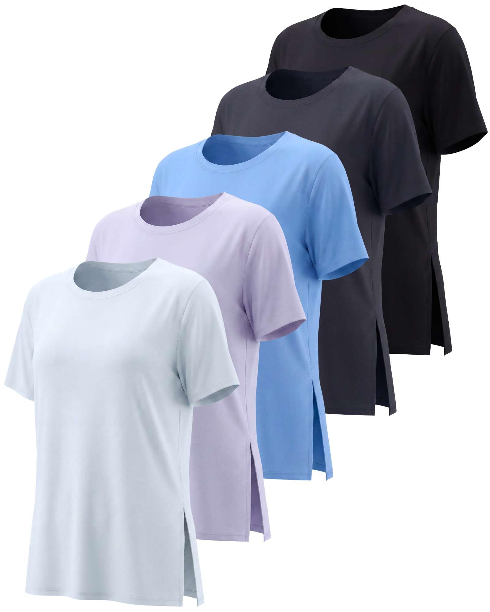 Real Essentials Split Hem Shirt