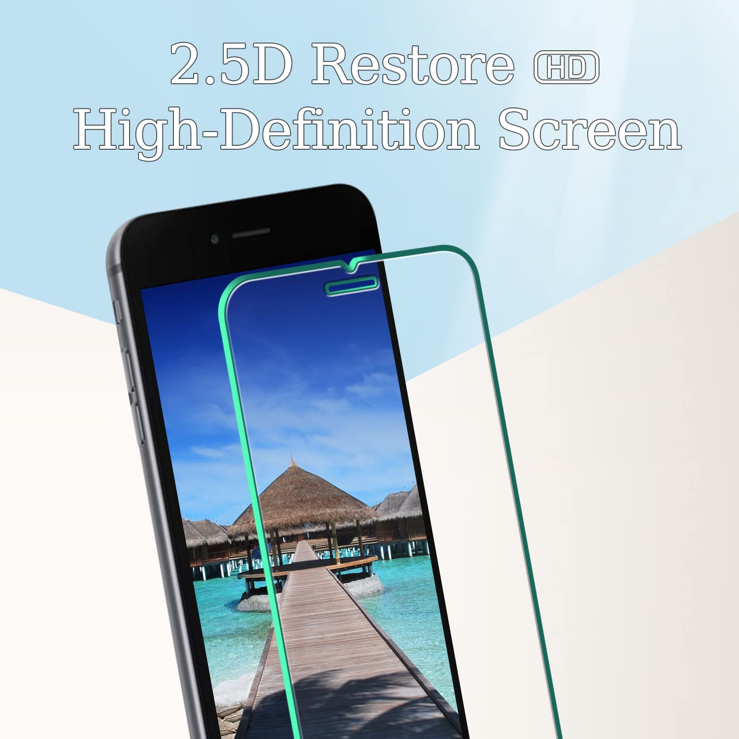 3 Pellicole In Vetro Temperato Per IPhone SE 2022/2020 / 8 / 7 - HD, Anti-impronte, Durezza 9H, Senza Bolle - 4