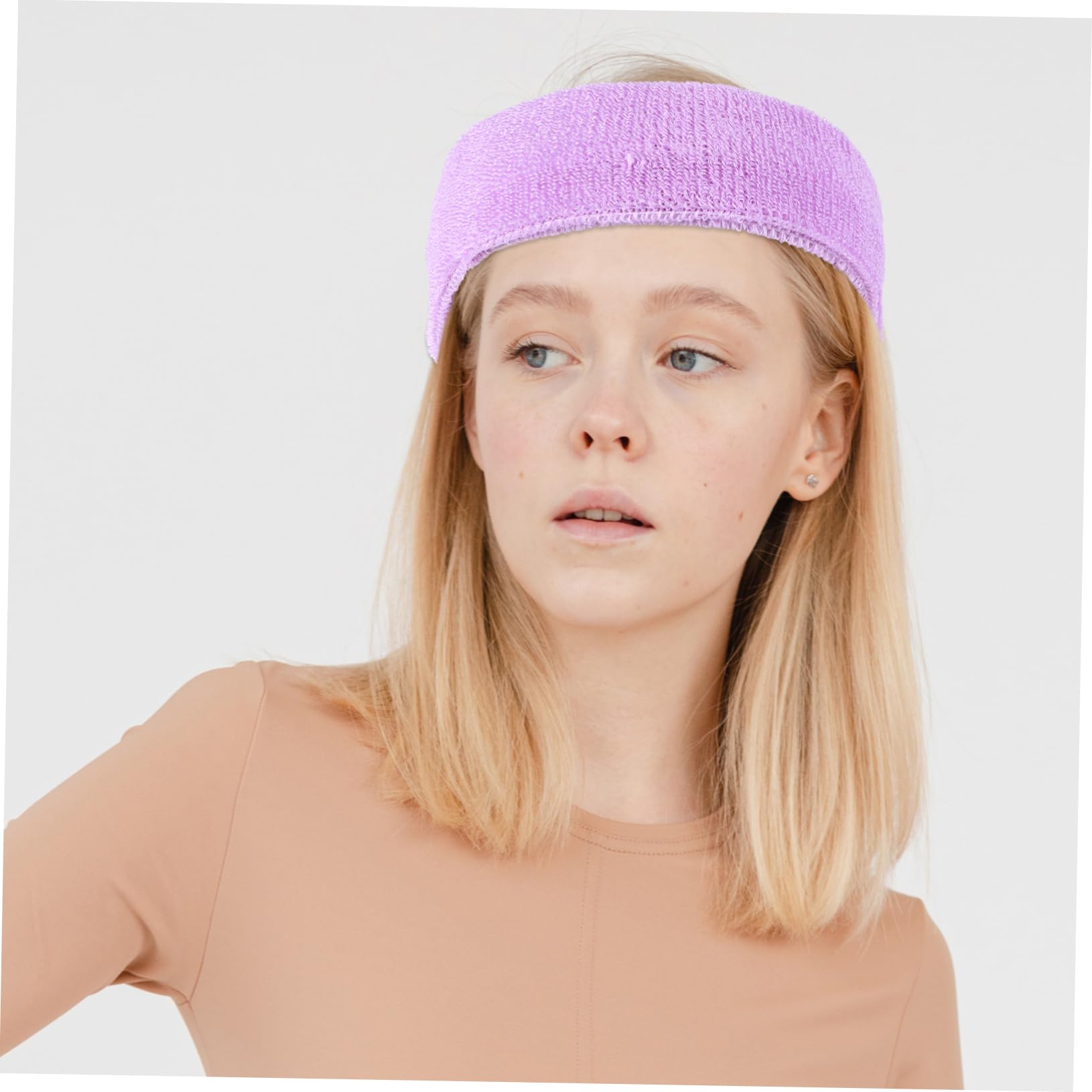 ifundom Hacer Ejercicio Banda para El Cabello Absorbente Banda para El Sudor Gimnasia Diadema De Entrenamiento De Yoga Banda De Pelo Profesional Hilo De Poliester
