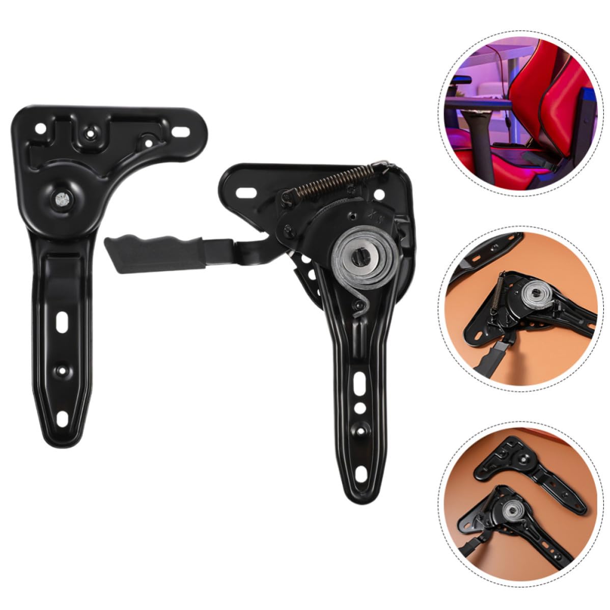 CRAFTHROU Gaming Stuhl Winkelversteller Multi Winkel Sitzverstellung Ergonomischer Bürostuhl Zubehör für Gaming und Computerstuhl Ergonomischer Sitzwinkelregler für Komfort und