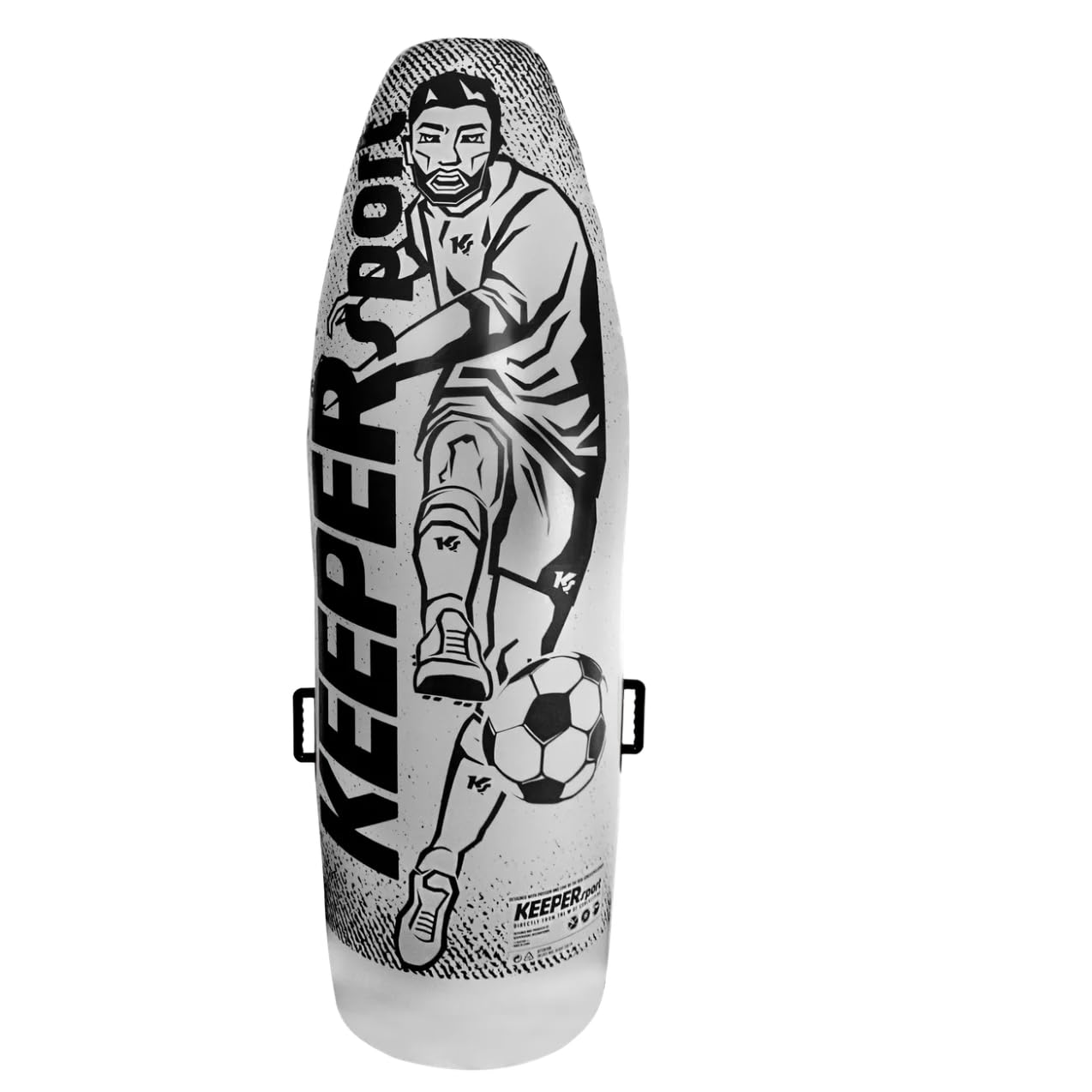 aufblasbarer Torwartdummy - KEEPERdummy - 205 cm Größe - Fussballtrainingsdummy für Torwart und Mannschaftstraining - mit Wassertank