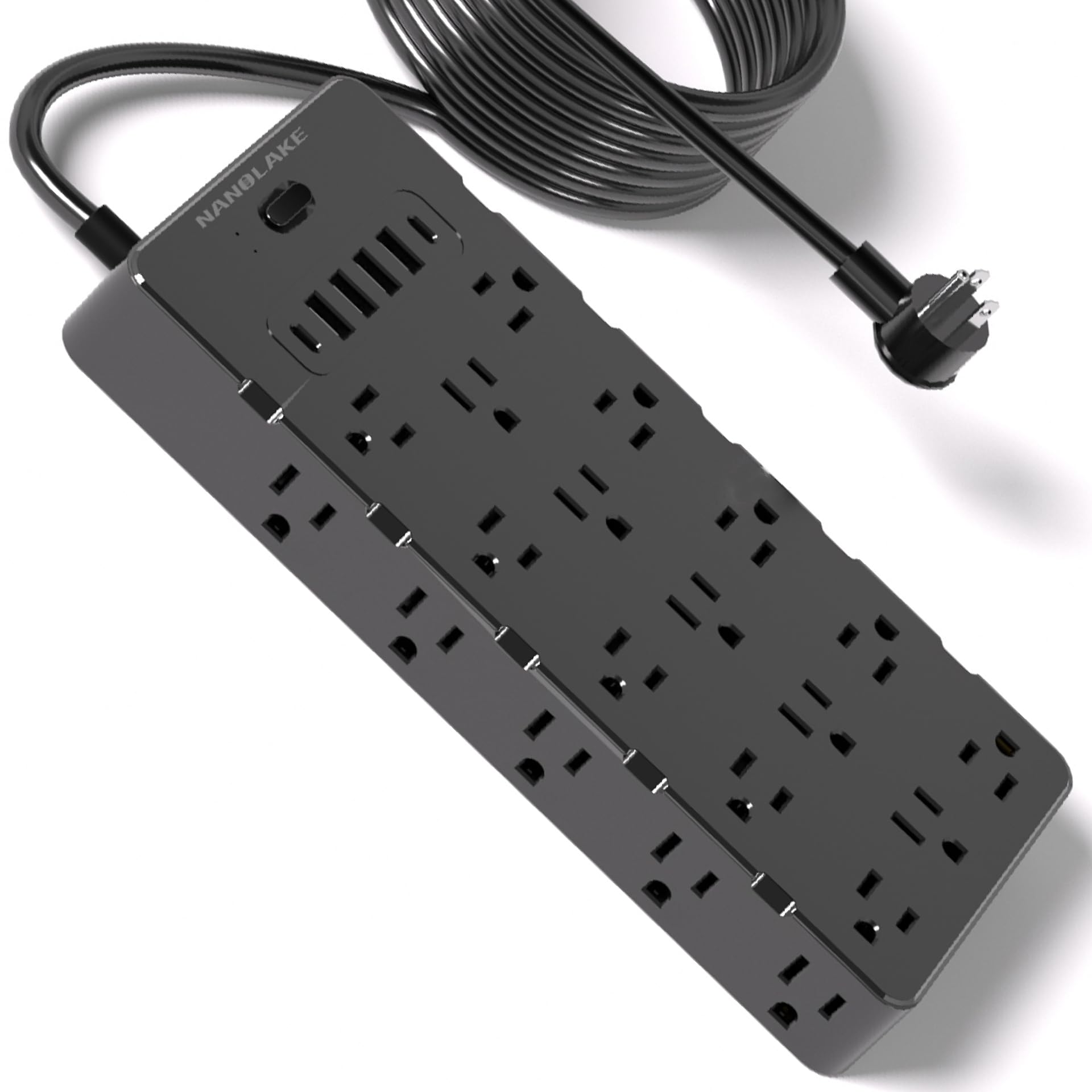 NANOLAKE 25-Outlet Heavy Duty Surge Protector