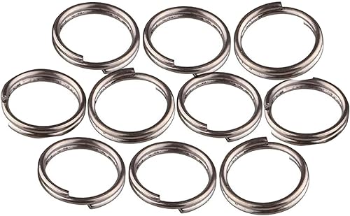 TI-EDC Juego de 10 anillos divididos de titanio pequeños 0394in