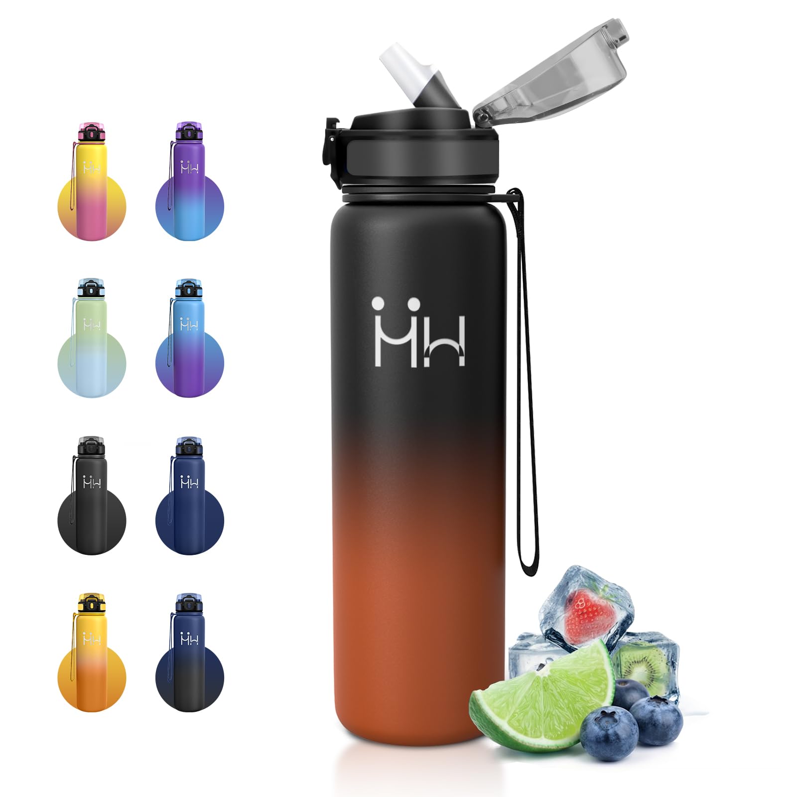 Hh | 1ml | Nero + Rosso Scuro