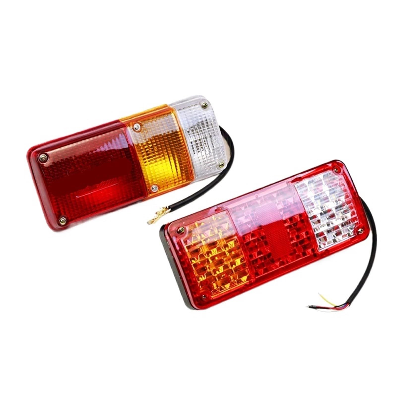 mXCDtRptJ Forklift rear tail light, combination light rear steering brake light 24V suitable for fork Dalian 5 8 10T(Light bulb)