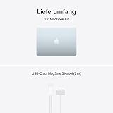Apple 13" MacBook Air Laptop, M5 Chip mit 10‑Core CPU und 8‑Core GPU: Entwickelt für KI, 13,6" Liquid Retina Display, 16 GB gemeinsamer Arbeitsspeicher, 512 GB SSD, Touch ID, WLAN 7; Himmelblau - 5