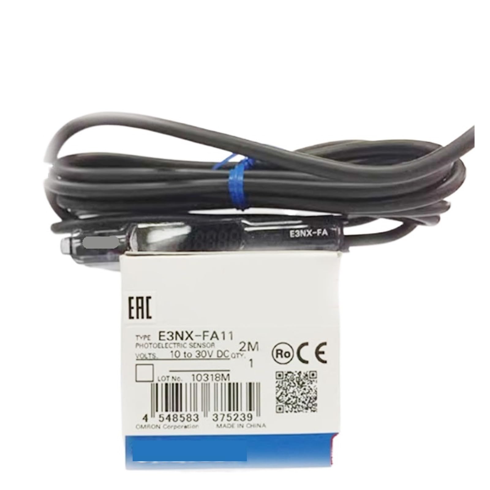 Capteur de commutation à fibre optique E3NX-FA11 pour détection industrielle de haute précision