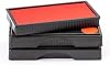 Vivid Stamp Q-400 X-Large Replacement Ink Pad - 3 Pack - Red