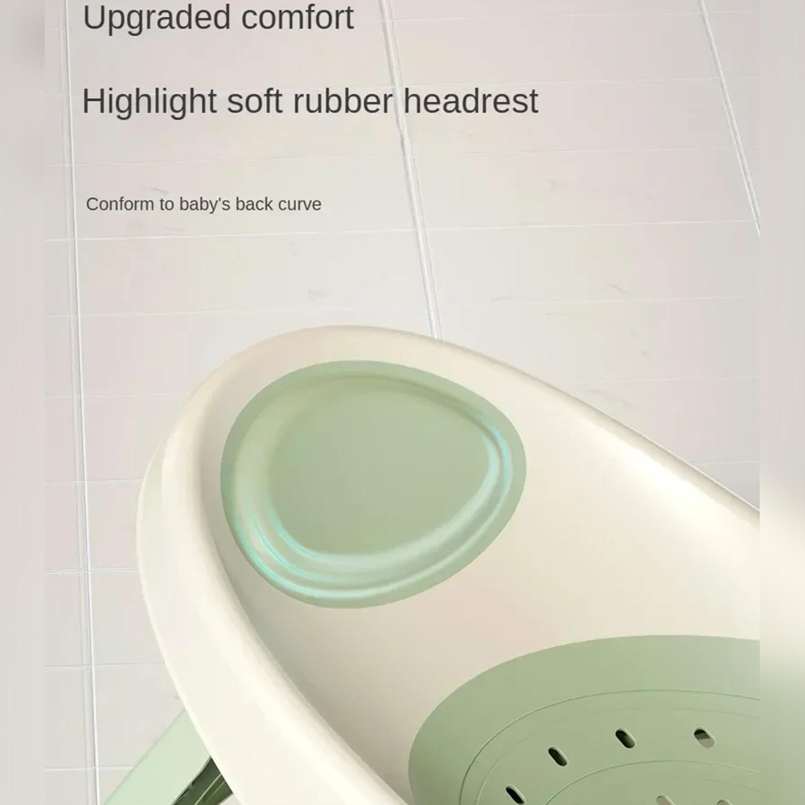 Supporto da bagno per bambini, cuscino di supporto per il bagno del | bambino, sedile per vasca da bagno, supporto ergonomico per vasca da bagno, sedile da bagno regolabile confortevole
