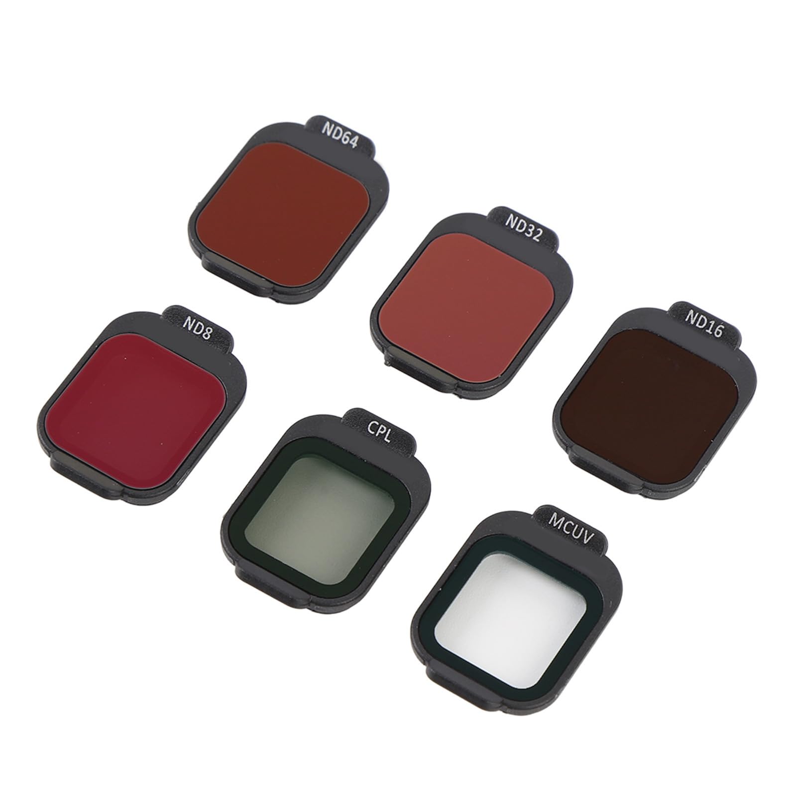 Tbest Set di Filtri per Lenti per Droni Filtro ND CPL Vetro Ottico HD ND8 ND16 ND32 ND64 MCUV per Flip Crystal Clear Imaging Approfondisce L'alta Trasmittanza PC+