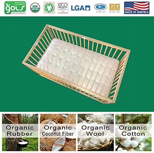Palmpring Orgnaic Coconut Crib Baby Mattress