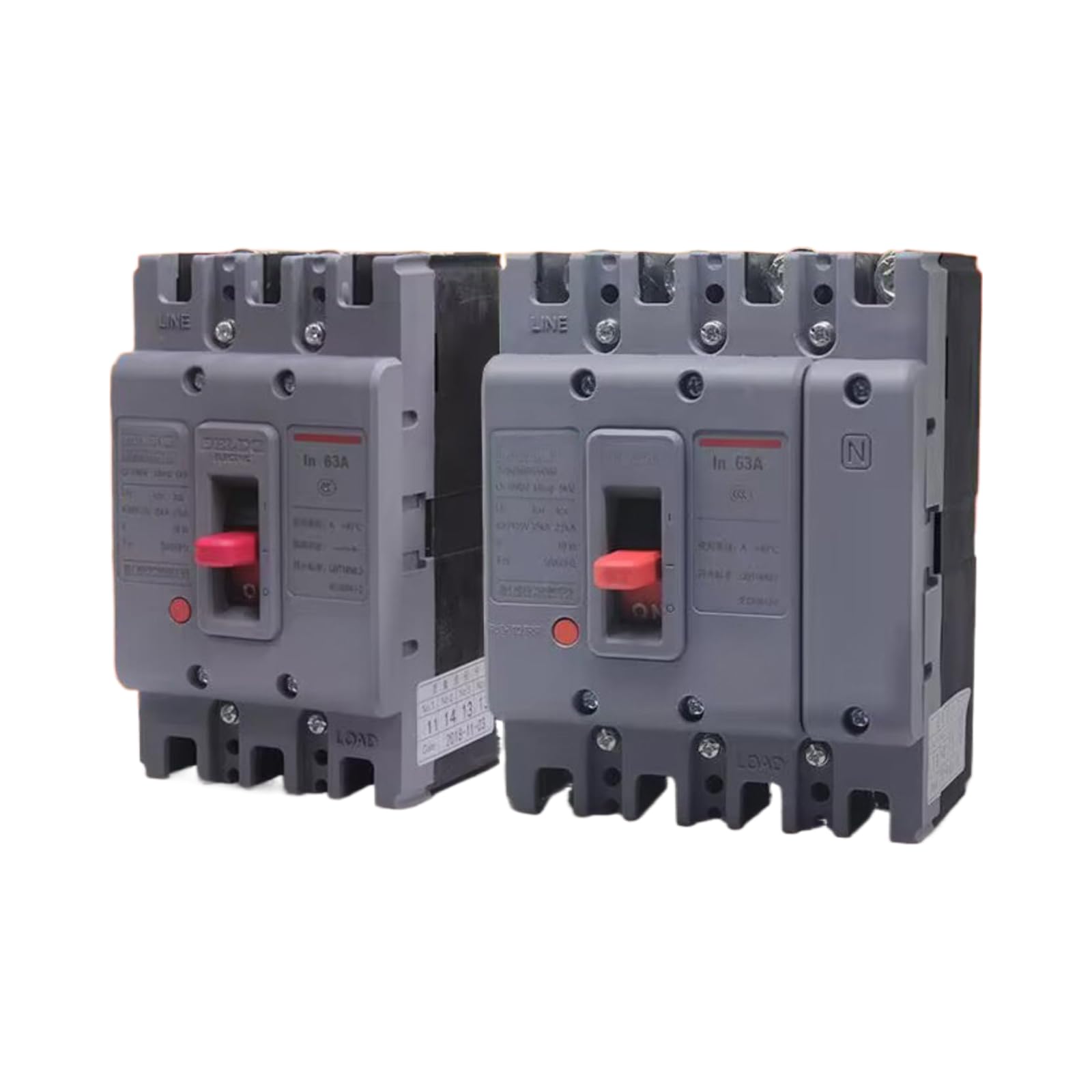 Interruttore magnetotermico 3 100A 63A 3P4P trifase 380V(16A; 4p)