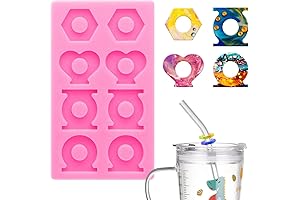 Premium Straw Topper Molds: Enhance Your Straw Game with Epoxy Resin Casting