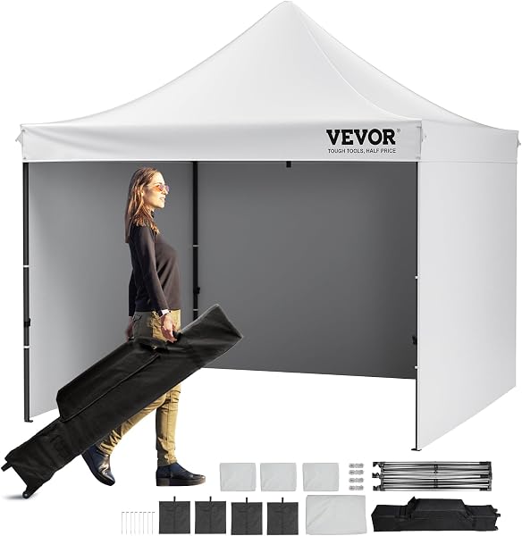 VEVOR Pop up Canopy with Removable Sidewalls Enclosed Canopy Tent for Outdoor Events