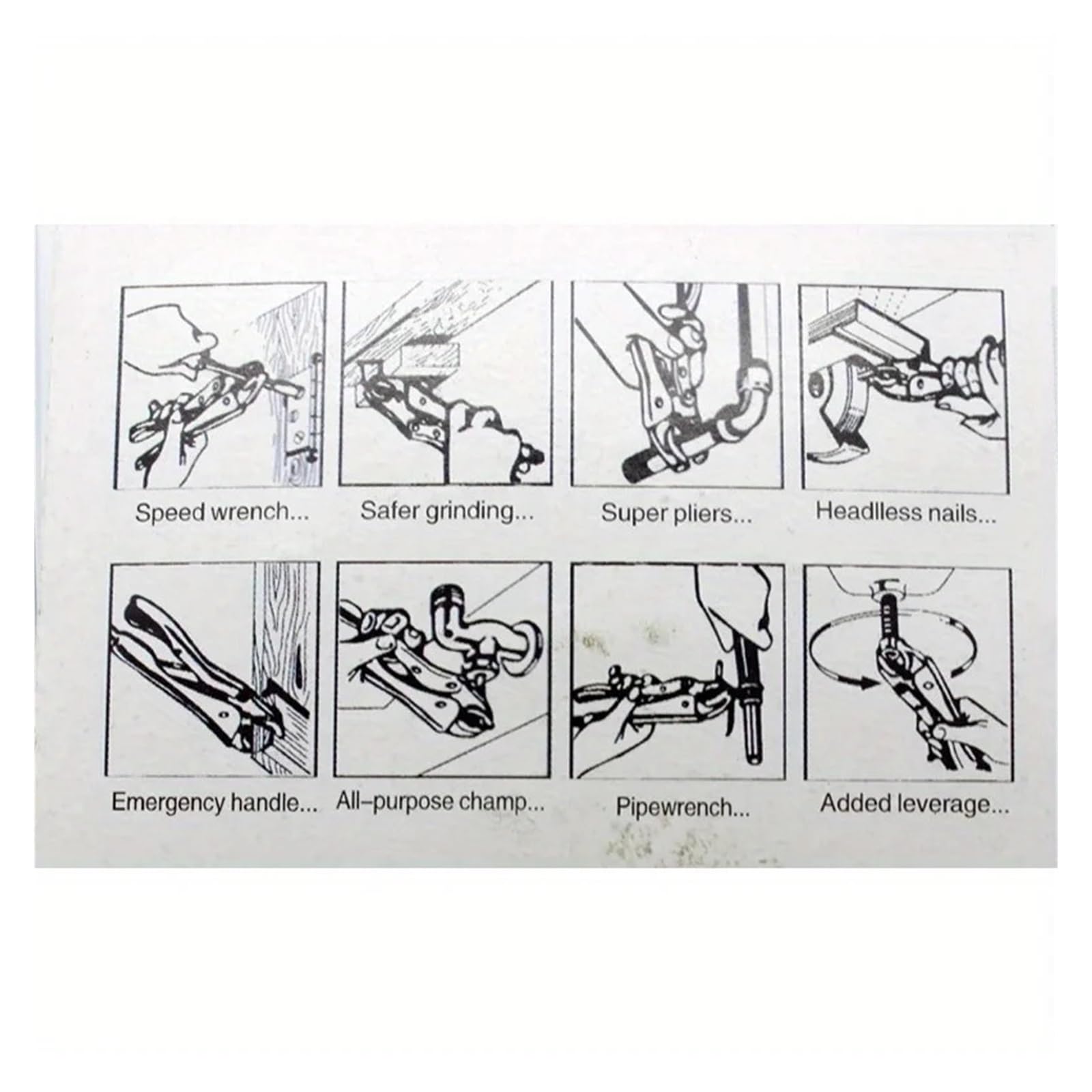 2 unids/set Alicates de bloqueo estilo Vice Grip, herramienta soldadura con abrazadera ahorro trabajo 5 "de punta larga y mandíbula curva 4"