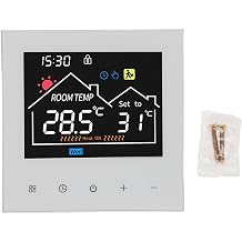 Smart Programmable Touchscreen Thermostat Efficiently Controls Heating for Home Office WiFi, Voice Control for Yandex Alice, for