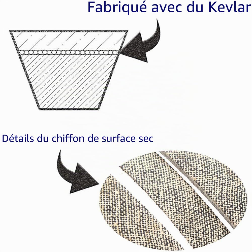 Courroie de tondeuse compatible avec John Deere GX21833 OEM, Toro 119-8820 1198820 et Timecutter SS 5000 5060 50 (1/2" x 141") (A139) en Kevlar