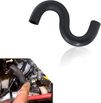 1 PC Automobile Fuel Tank Fuel Line,#34;S" Shaped Flexible Tube, Original Perfect Replacement Parts 6956-HM3-A60, 16956-HC0-014, Compatible with Honda Fuel Tanks TRX 250X, 300EX, 300X Black
